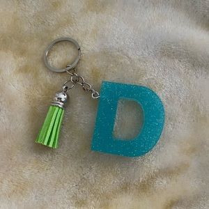 Handmade Letter "D" Keychain